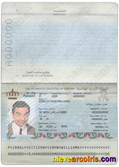 Jordan passport